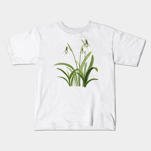 January 1st birthday flower Kids T-Shirt by birthflower